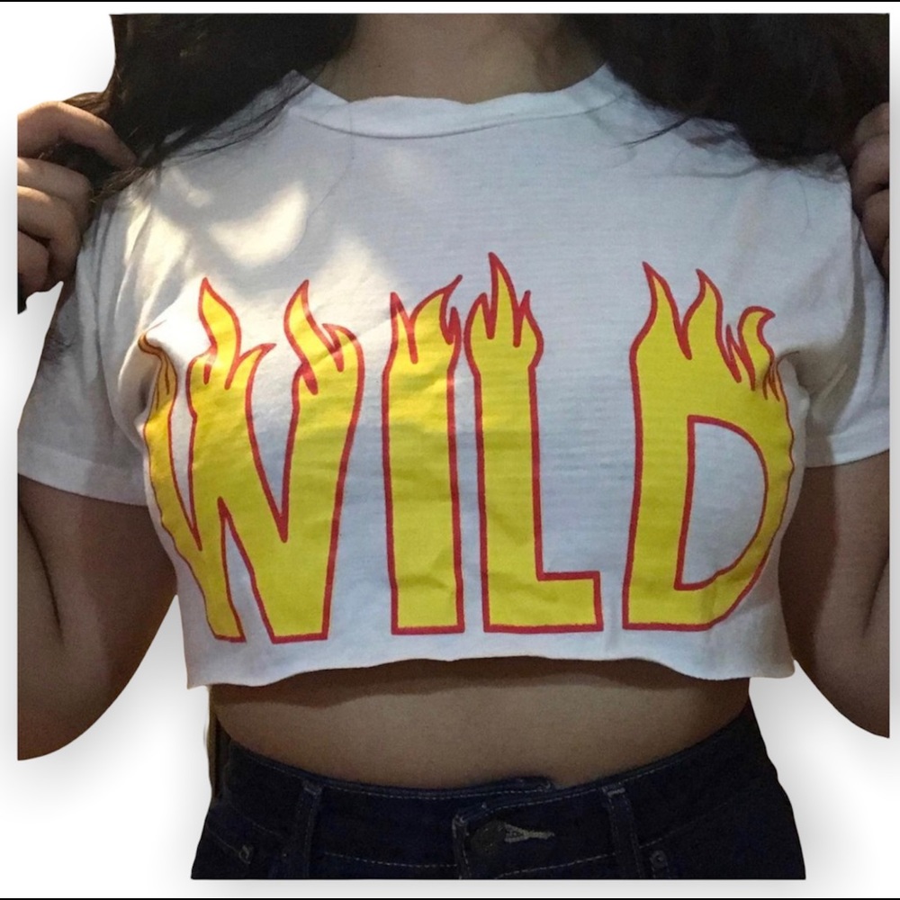 WILD WHITE CROP TOP